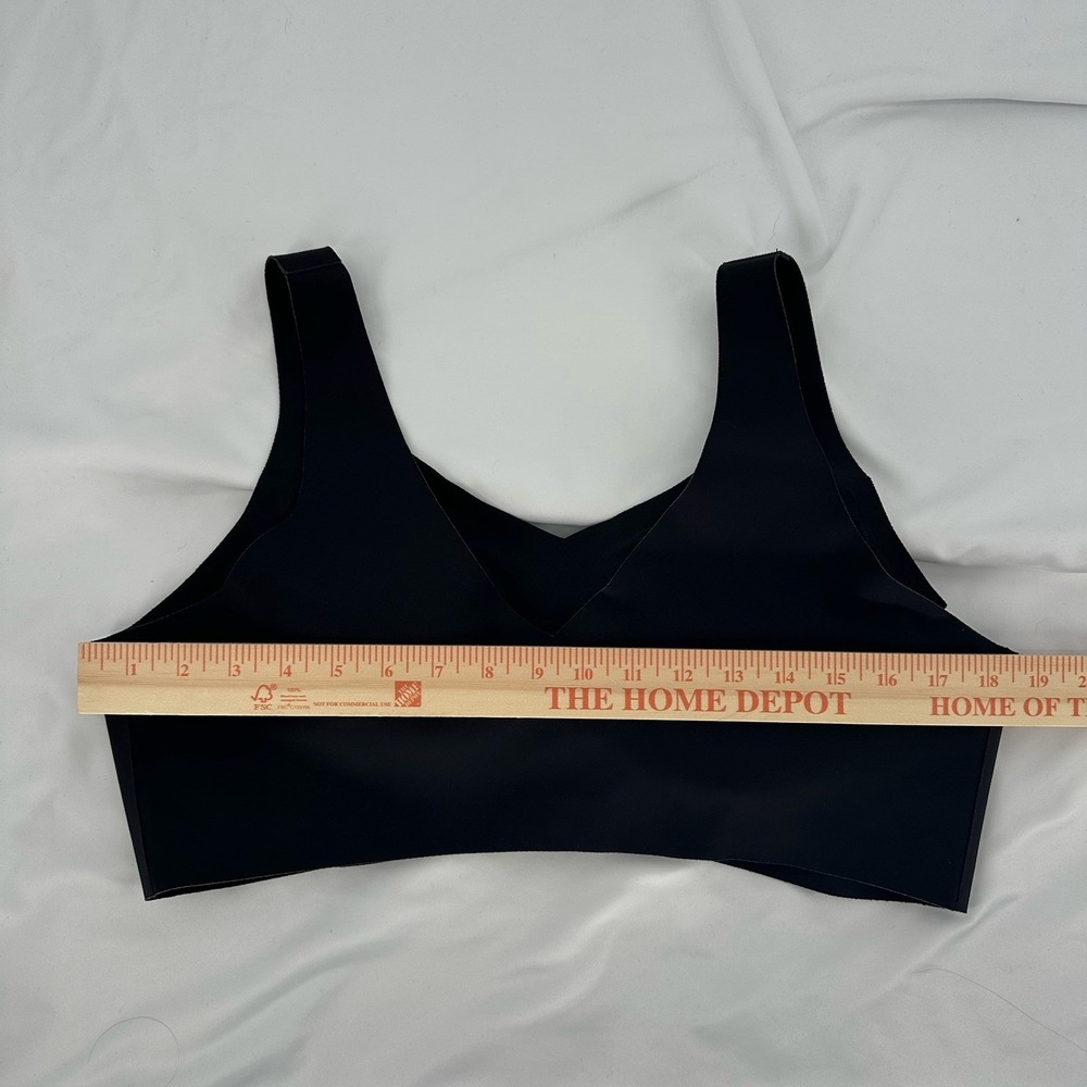 Honeylove V-Neck Bra 2X Black Seamless‎ Wireless Comfort Pullover Removable Pads - Picture 6 of 6